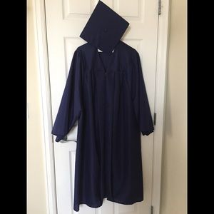 Navy Blue Graduation Gown!